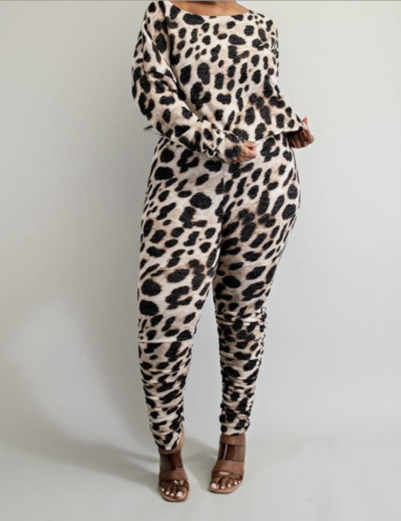 Cheetah Girl Two-Piece Set